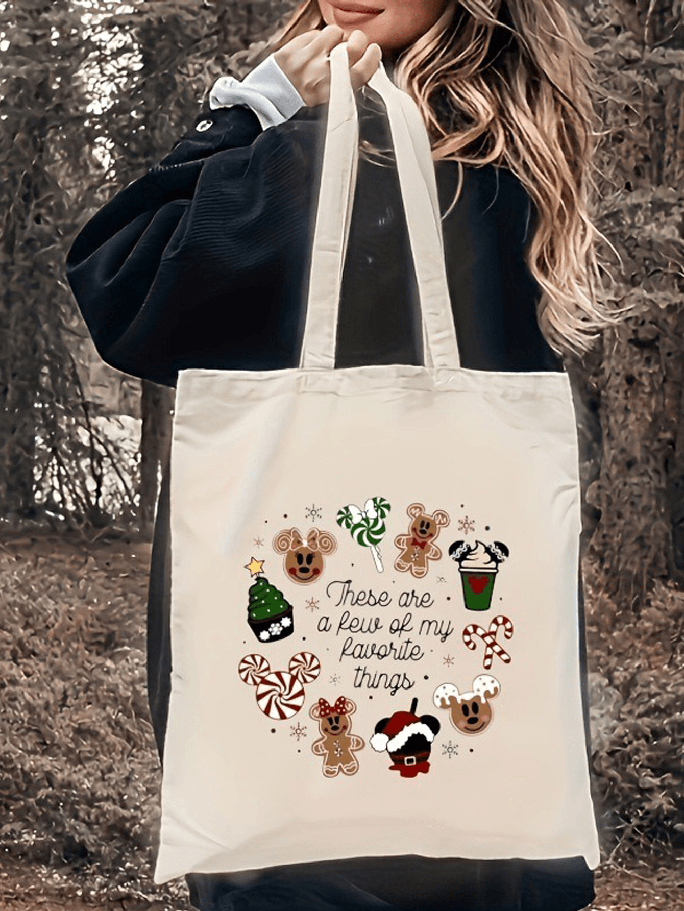 DIY Personalized Christmas Tree Tote Bag